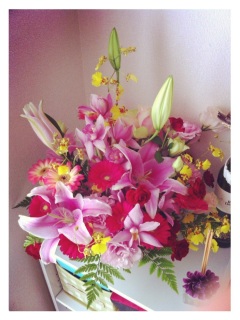 flower arrangement.